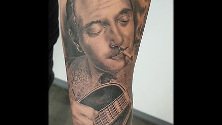 Tattoo Django Reinhardt Jazz